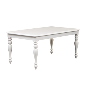 Summer House White 5 Piece Rectangular Table Set