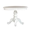 Liberty Furniture Summer House I Round Pedestal Dining Table in White