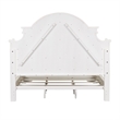 Magnolia Manor White King Upholstered Bed