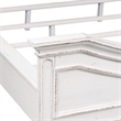 Magnolia Manor White King Upholstered Bed