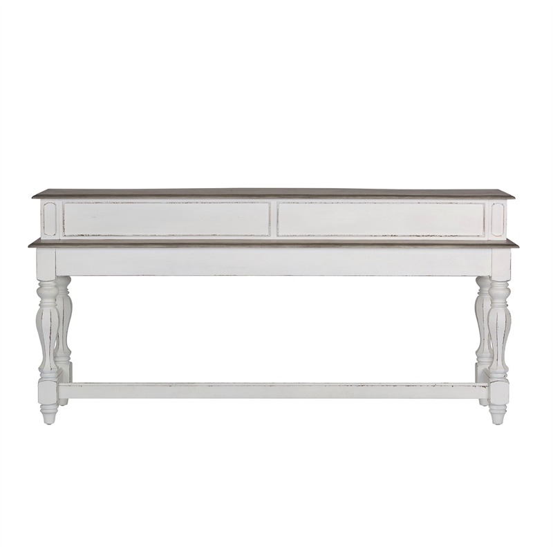 Magnolia Manor White Console Bar Table