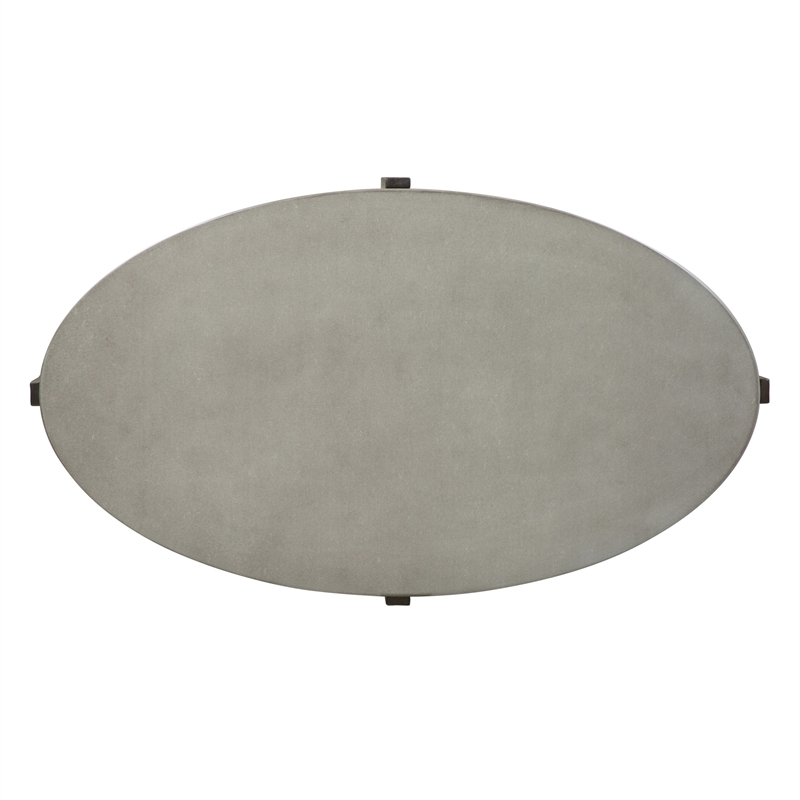 Cascade Dark Brown Oval Cocktail Table