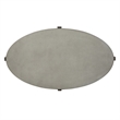 Cascade Dark Brown Oval Cocktail Table