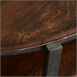 Liberty Furniture Breckinridge Demilune Sofa Table in Medium Brown