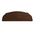 Liberty Furniture Breckinridge Demilune Sofa Table in Medium Brown