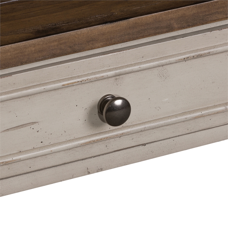 Morgan Creek White End Table