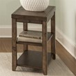 Mitchell Medium Chair Side Wood Table in Brown