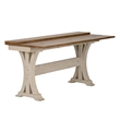 Farmhouse Reimagined White Flip Lid Sofa Table