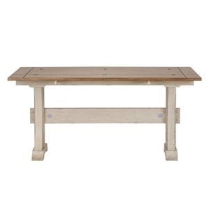 Farmhouse Reimagined White Flip Lid Sofa Table