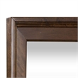 Liberty Furniture Saddlebrook Beveled Mirror in Dark Brown