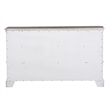 Magnolia Manor White 9 Drawer Dresser