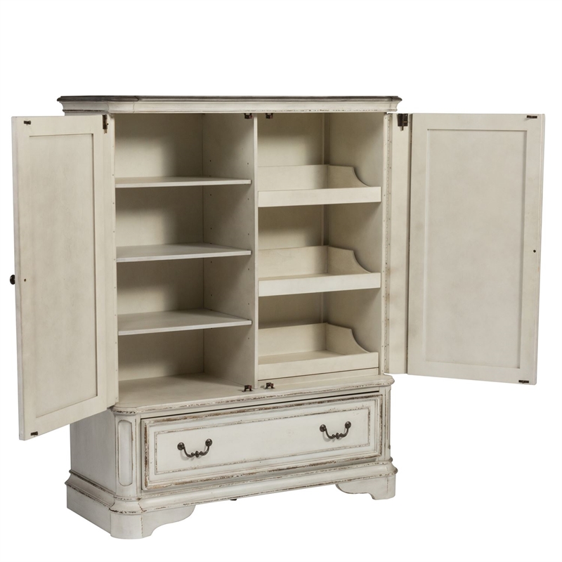 Magnolia Manor White Door Chest