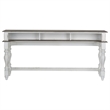 Magnolia Manor White 4 Piece Console Set (1-Console 3-Stools)
