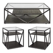 Liberty Furniture Arista Medium Gray 3 Piece Living Room Set