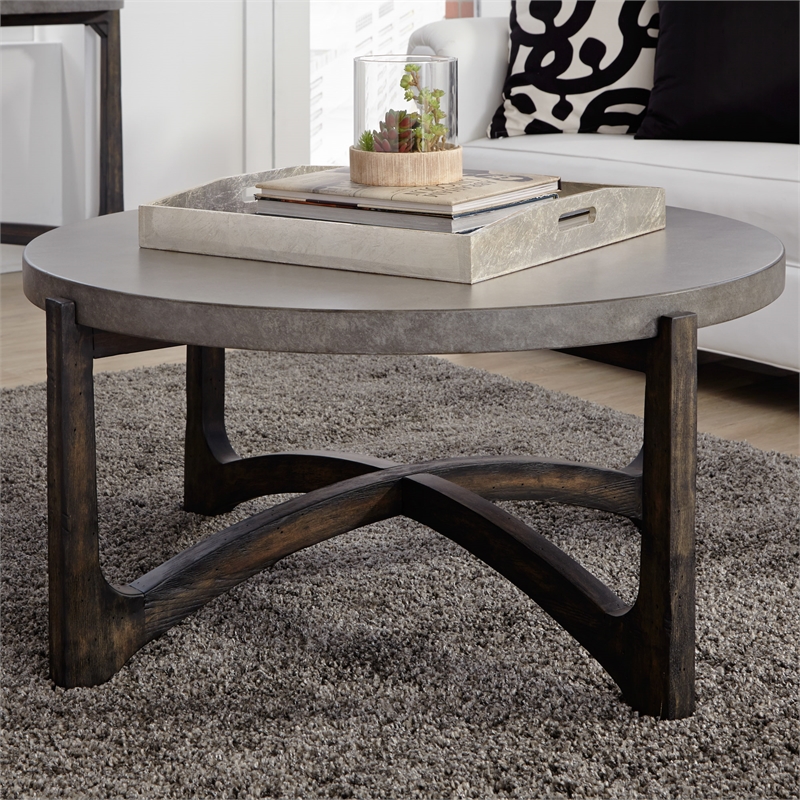Cascade Dark Brown 3 Piece Set (1-Cocktail 2-End Tables)