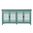 Kensington Blue 4 Door Accent Cabinet