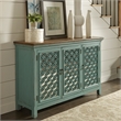Kensington Blue 3 Door Accent Cabinet