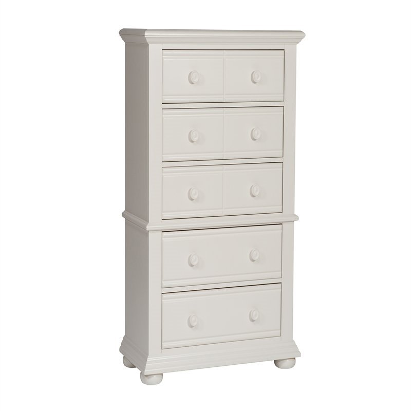 Summer House White 5 Drawer Chest