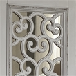 Abbey Park White Mirrored Door Chest