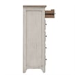 Farmhouse Reimagined White 5 Drawer Chest