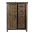 Thornwood Hills Dark Gray Sliding Door Chest