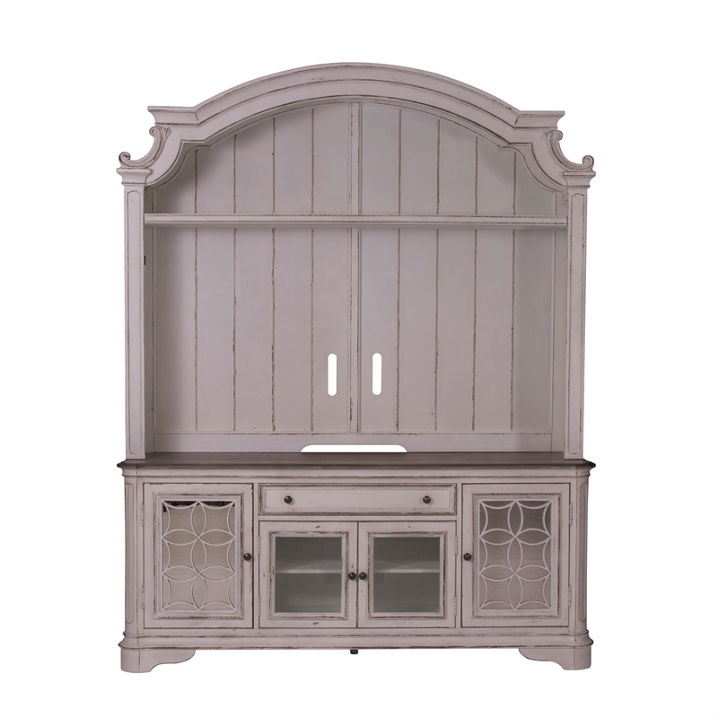 Magnolia Manor White Entertainment Center