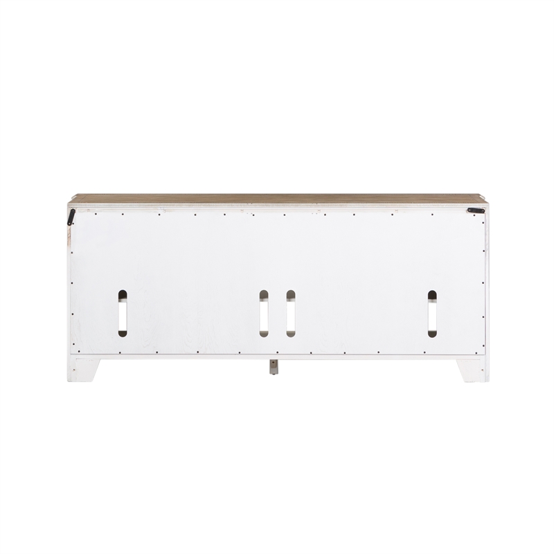 Magnolia Manor White Entertainment TV Stand