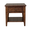 2 Piece Coffee Table and End Table Set in Oak