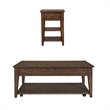 2 Piece Coffee Table and Side Table Set in Oak