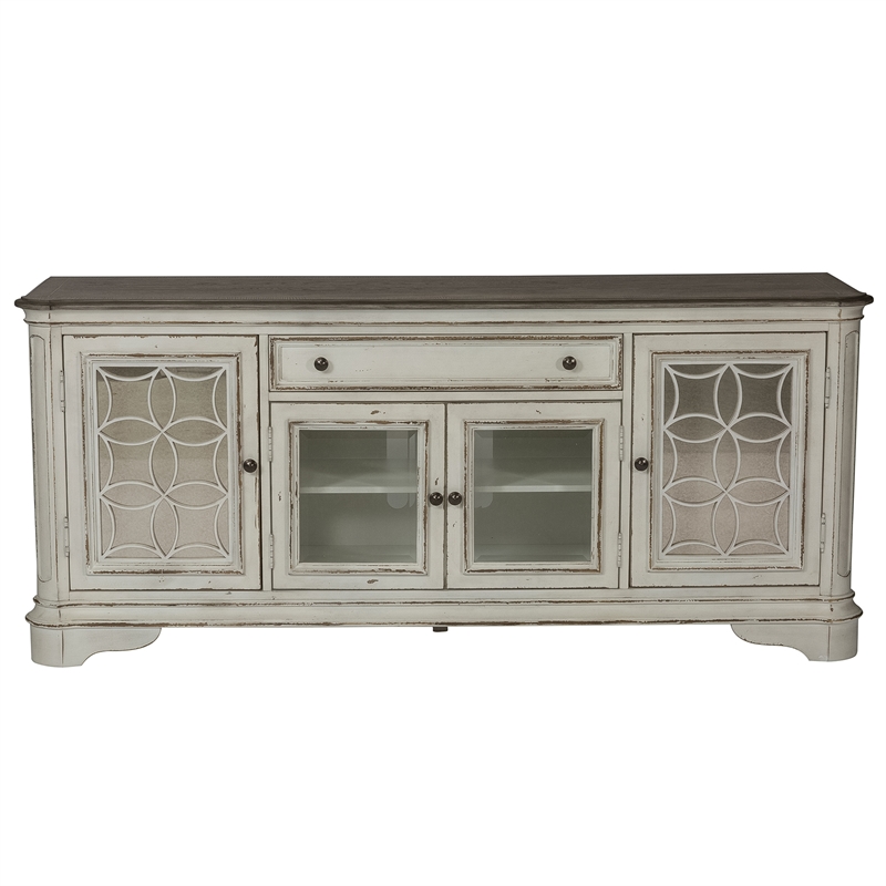 4 Piece Set Of Coffee Table with TV Stand and (Set of Two) End Table