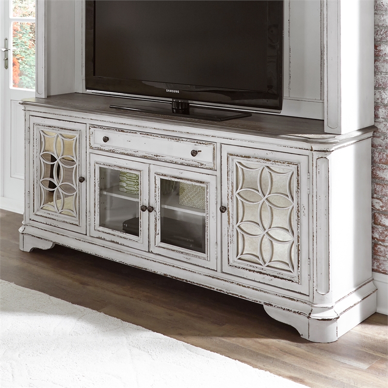 4 Piece Set Of Coffee Table with TV Stand and (Set of Two) End Table