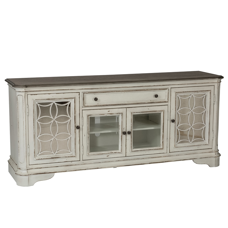 4 Piece Set Of Coffee Table with TV Stand and (Set of Two) End Table