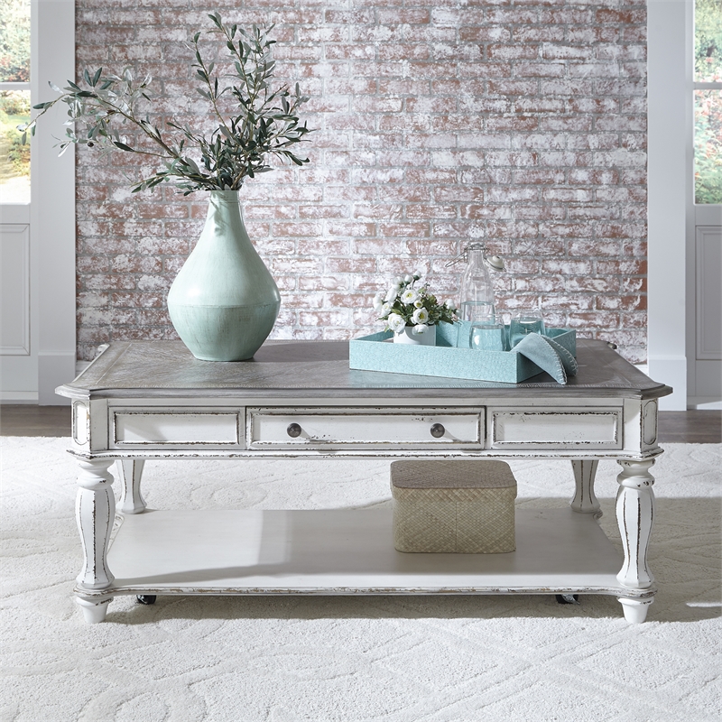 4 Piece Set Of Coffee Table with TV Stand and (Set of Two) End Table