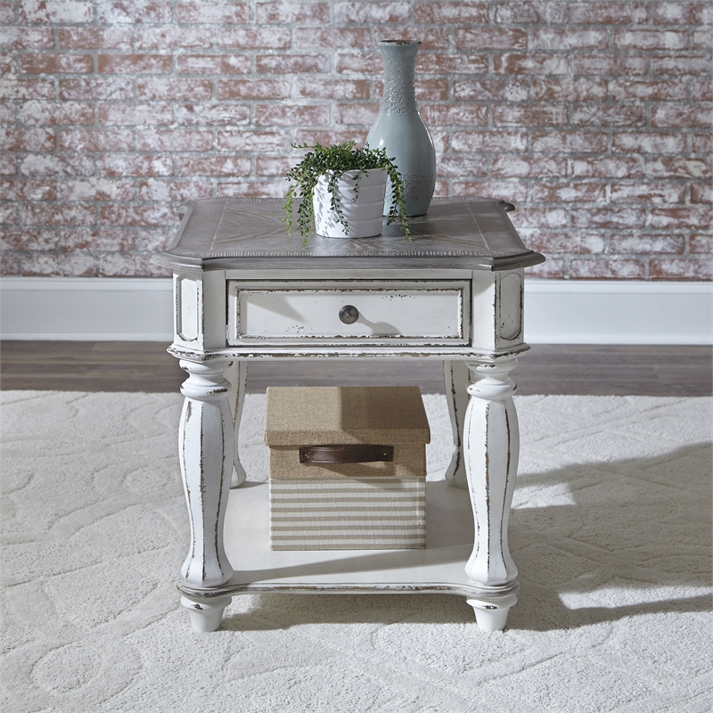 4 Piece Set Of Coffee Table with TV Stand and (Set of Two) End Table