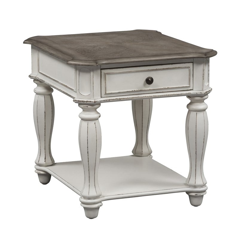 4 Piece Living Room Coffee Table with TV Stand and Set of 2 End Table