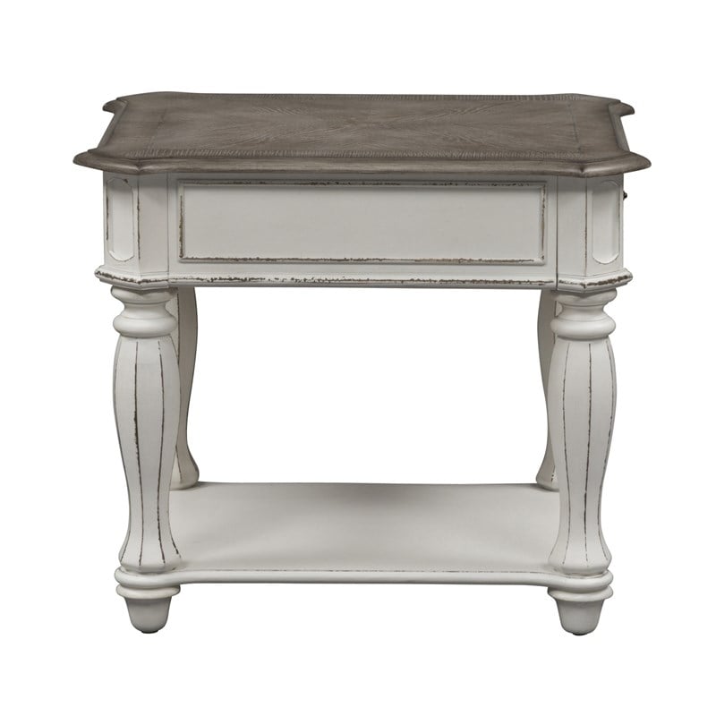 4 Piece Living Room Coffee Table with TV Stand and Set of 2 End Table