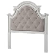 Magnolia Manor White Twin Uph Panel Headboard