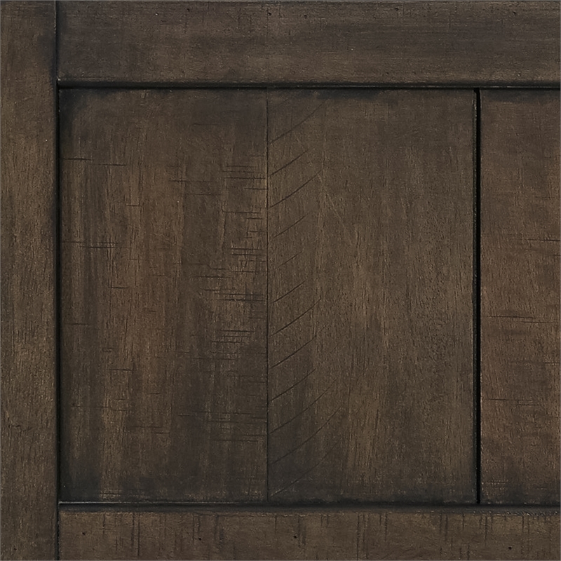 Thornwood Hills Dark Gray King Panel Headboard