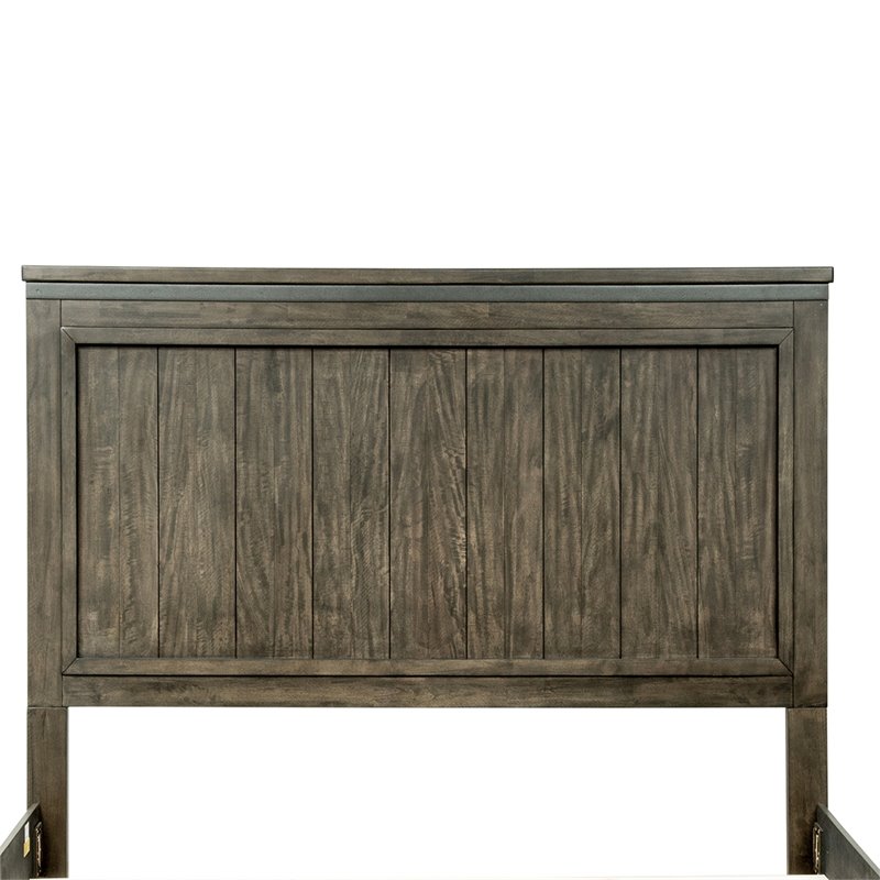 Thornwood Hills Dark Gray King Panel Headboard