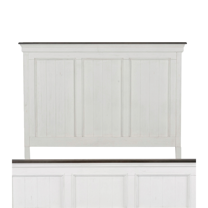 Liberty Furniture Allyson Park King Panel Bed - White & Gray