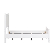 Cottage View White Twin Wood Panel Bed