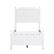 Cottage View White Twin Wood Panel Bed