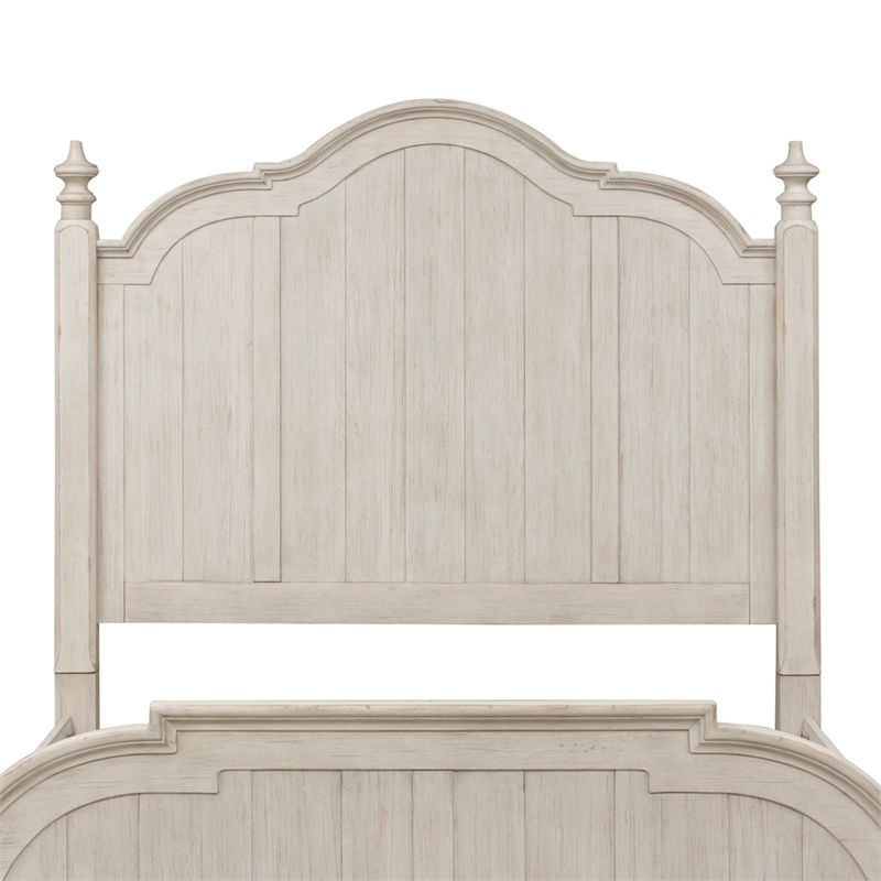 Farmhouse Reimagined White King Poster Headboard
