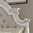 Liberty Magnolia Manor Queen Uph Panel Headboard in Antique White/Weathered Bark