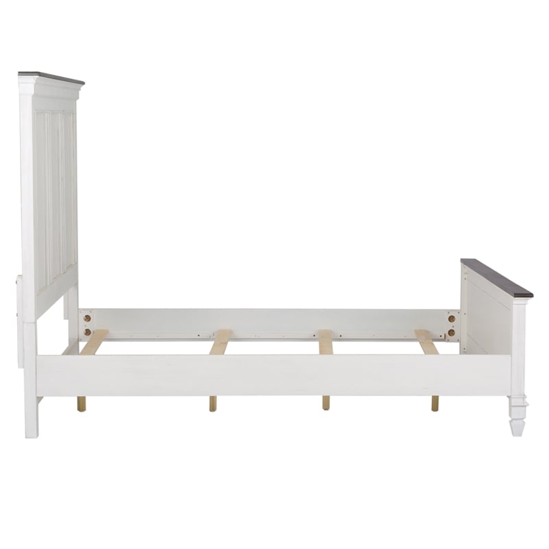 Allyson Park White Queen Panel Bed