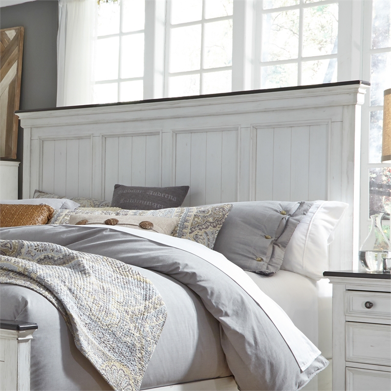 Allyson Park White Queen Panel Headboard