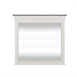 Allyson Park White Crown Mirror