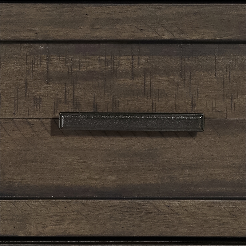 Thornwood Hills Dark Gray King Storage Bed