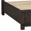 Thornwood Hills Dark Gray King Storage Bed