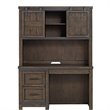 Thornwood Hills Dark Gray 2 Piece Desk Set